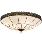 20"W Vincent Honeycomb Victorian Flushmount