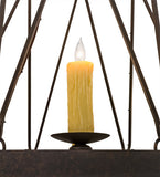 48"W Lakeshore 15 Lt Two Tier Rustic Lodge Chandelier