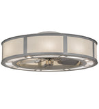 44"W Smythe Craftsman Chandel-Air Ceiling Fan