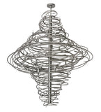 60"W Cyclone 36 Lt Contemporary Chandelier