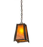 8"Sq Sticks Lodge Pendant