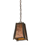 8"Sq Sticks Lodge Pendant