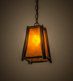8"Sq Sticks Lodge Pendant
