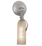 5"W Personalized Grapevine Wine Bottle Wall Sconce