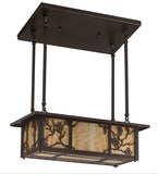 24"L Foliage Kitchen Island Lighting