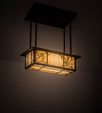 24"L Foliage Kitchen Island Lighting