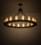 48"W Loxley Branches 16 Lt Lodge Chandelier