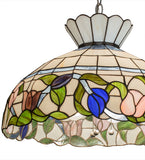 20"W Tiffany Rose Vine Pendant