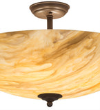 24"W Madison Modern Semi-Flushmount