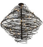 79"W Cyclone 36 Lt Contemporary Chandelier