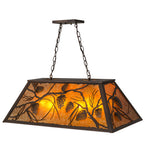 33"L Whispering Pines Island/Billiard Pendant