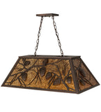 33"L Whispering Pines Island/Billiard Pendant