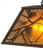 33"L Whispering Pines Island/Billiard Pendant