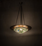 31"W Metro Fusion Super Nova Contemporary Inverted Pendant