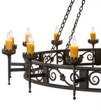 84"W Majella 28 Lt Two Tier Victorian Chandelier