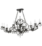 60"L Kean 20 Lt Oblong Victorian Chandelier