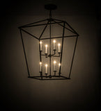 36"Sq Kitzi Tapered Modern Pendant