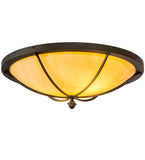 24"W Dominga Mission Flushmount