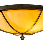 24"W Dominga Mission Flushmount