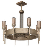 36"W Mansfield 8 Lt Contemporary Chandelier
