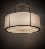 72"W Cilindro Textrene Modern Pendant