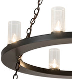 54"W Loxley 24 LT Two Tier Chandelier