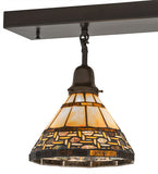 52"L Ilona 3 Lt Island/Billiard Stained Glass Pendant