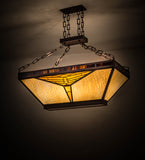 48"L Nuevo Mission Oblong Inverted Pendant
