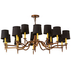 52"W Toby 15 Lt Victorian Chandelier