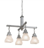 24"W Bungalow 4 Lt Mission Chandelier