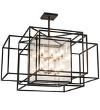 60"Sq Kitzi Box Contemporary Pendant