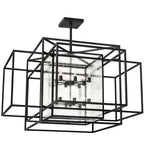 60"Sq Kitzi Box Contemporary Pendant