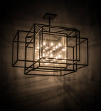 60"Sq Kitzi Box Contemporary Pendant