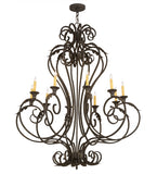 48"W Josephine 10 Lt Victorian Chandelier