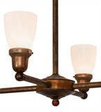 26"W Revival Goblet 4 Lt Chandelier