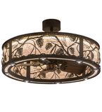 36"W Whispering Pines Chandel-Air Fan