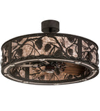 36"W Whispering Pines Chandel-Air Fan