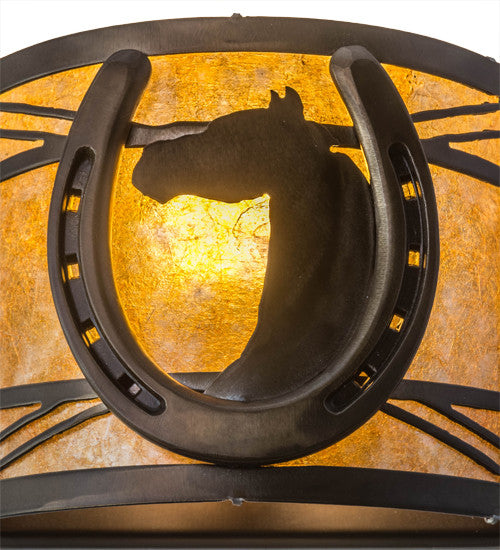 8"W Horseshoe Wall SconceShips FreeAdd to Your Southwest Decor