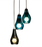 14"W Anjou 3 Lt Cascading Glam Pendant