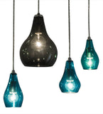 84"L Anjou 14 Lt Cascading Contemporary Pendant