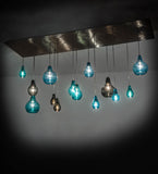 84"L Anjou 14 Lt Cascading Contemporary Pendant
