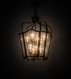 22"W Citadel 8 Lt Mission Lodge Pendant