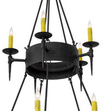 50"W Thorndike 15 Lt Two Tier Gothic Chandelier