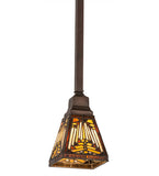 5"Sq Nuevo Tiffany Mission Southwest Pendant