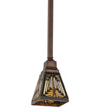 5"Sq Nuevo Tiffany Mission Southwest Pendant
