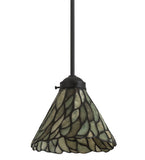 8"W Jadestone Willow Mini Pendant