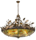 48"W Greenbriar Oak Rustic Lodge Pendant