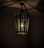22"W Citadel Contemporary Rustic Lodge Pendant