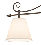 42"L Marselle Textrene 3 Lt Island Pendant