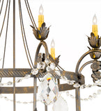 40"W Antonia 8 Lt Victorian Chandelier